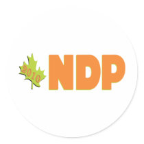 2010 New Democratic Party stickers