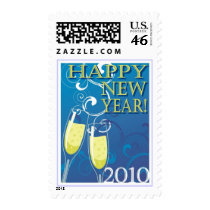 2010 New Year postage stamps by JoyOfLife 2010 New Year postage stamps