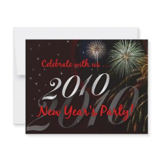 2010 New Year's Eve Party Invitations invitation