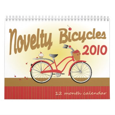 2010 Novelty Bicycles Calendars by trennea