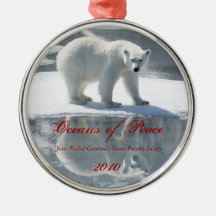 2010 Polar Bear Holiday Ornament