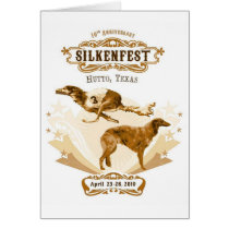2010 Silkenfest logo Crystal Buckey cards