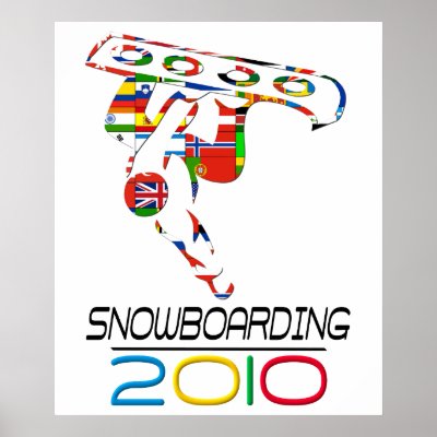 2010: Snowboarding Poster by nakedzealot