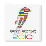 2010: Speed Skating Fridge Magnet