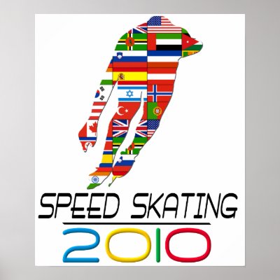 2010: Speed Skating Posters by nakedzealot