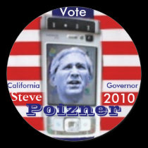 2010 Steve Poizner Round Stickers by elfyboy 2010 Steve Poizner Round Stickers