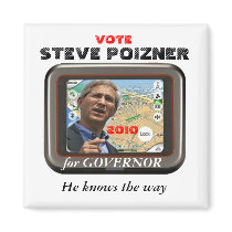2010 STEVE POIZNER Square Magnet