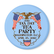 2010 Tax Day Tea Party Refrigerator Magnets