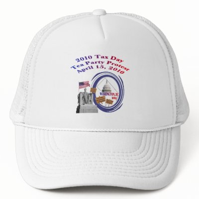 2010 Tax Day Tea Party Protest – Lincoln Memorial Hats by 4westies
