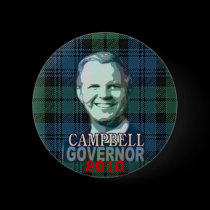 2010 Tom Campbell for Governor Button by elfyboy 2010 Tom Campbell for Governor Button