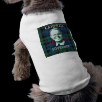 2010 Tom Campbell Governor Doggie Tank Top pet clothing by elfyboy 2010 Tom Campbell Governor Doggie Tank Top pet clothing