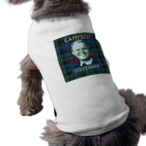 2010 Tom Campbell Governor Doggie Tank Top pet clothing
