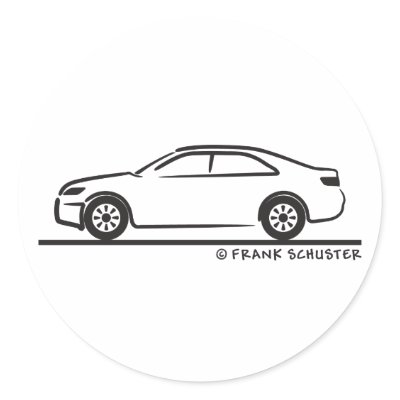 2010 Toyota Camry Round Stickers by frankschuster