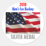 2010 USA Men's Ice Hockey - Silver Medal Sticker