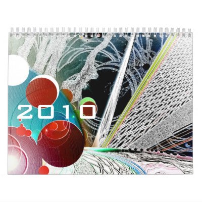 2010 Wacky Space Calendar by 3DMOONMAN