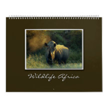 2010 wildlife Africa safari calendars