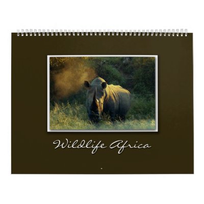 2010 wildlife Africa safari calendars by Rowood