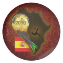 2010 World Soccer Championship Party Plates