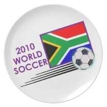 2010 World Soccer Dinner Plates