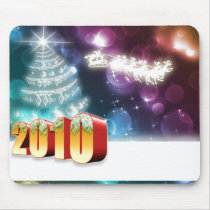 2010 xmas and Santa Claus mousepads