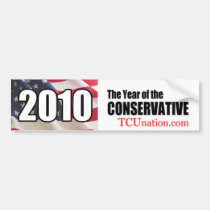 2010 Year of the Conservative bumper sticker bumper stickers