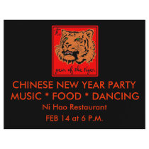 2010 Year of the Tiger Chinese New Year flyers