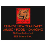 2010 Year of the Tiger Chinese New Year Custom Flyer