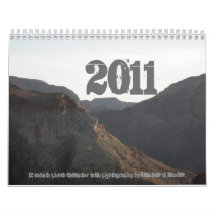 2011, 12 month photo calendar