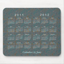 2011 - 2012 Abstract Calendar Mouse Pads