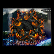 2011 3D Artwork Calendar calendars
