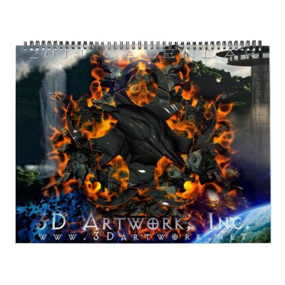 2011 3D Artwork Calendar by 3dartwork