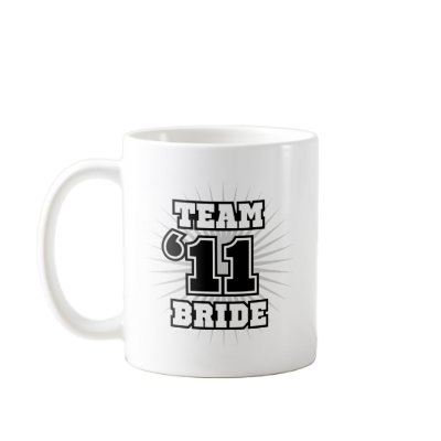 2011 B&amp;W Emblem Star Bride Coffee Mug
