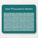 2011 Basic Calendar Mousepad