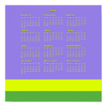 2011 Basic Wall Calendar posters