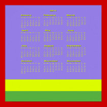 2011 Basic Wall Calendar posters