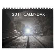 2011 Black and White Calendar