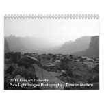 2011 Black and White Mountains, Deserts and Lakes Calendar