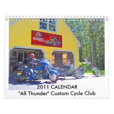 2011 CALENDAR "All Thunder" Custom Cyc... by beparton