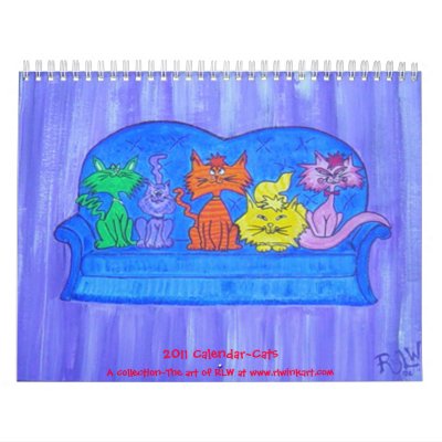 2011 Calendar ~ Cats by rlwinkelmann