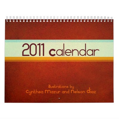 2011 Calendar of Illustrations by cyntheasatsuki