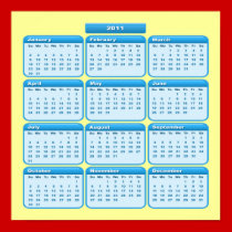 2011 Calendar Poster posters