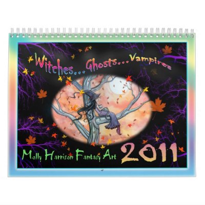 2011 Calendar Witches, Ghosts, Vampires by robmolily