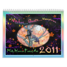 2011 Calendar Witches, Ghosts, Vampires