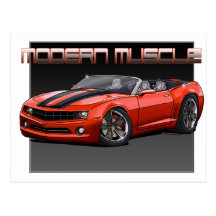 2011 Camaro Convt RB Postcards