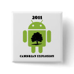 2011 Cambrian Explosion (Android Bug Droid) Buttons