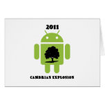 2011 Cambrian Explosion (Android Bug Droid) Card