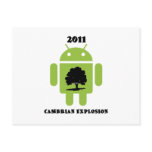 2011 Cambrian Explosion (Android Bug Droid) Post Cards