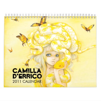 2011 Camilla d'Errico Calendar by camilladerrico
