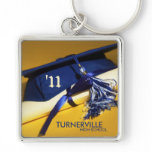2011 Cap and Tassel Graduation Keychain Gift