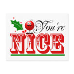 2011 Christmas Postcards Nice Or Naughty postcards